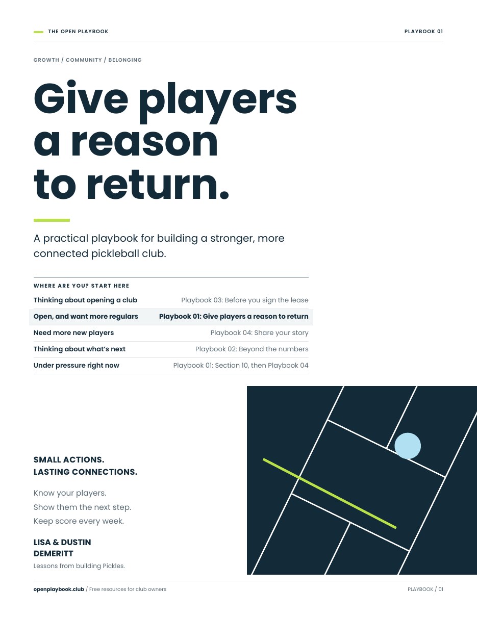 Cover of The Open Playbook 01